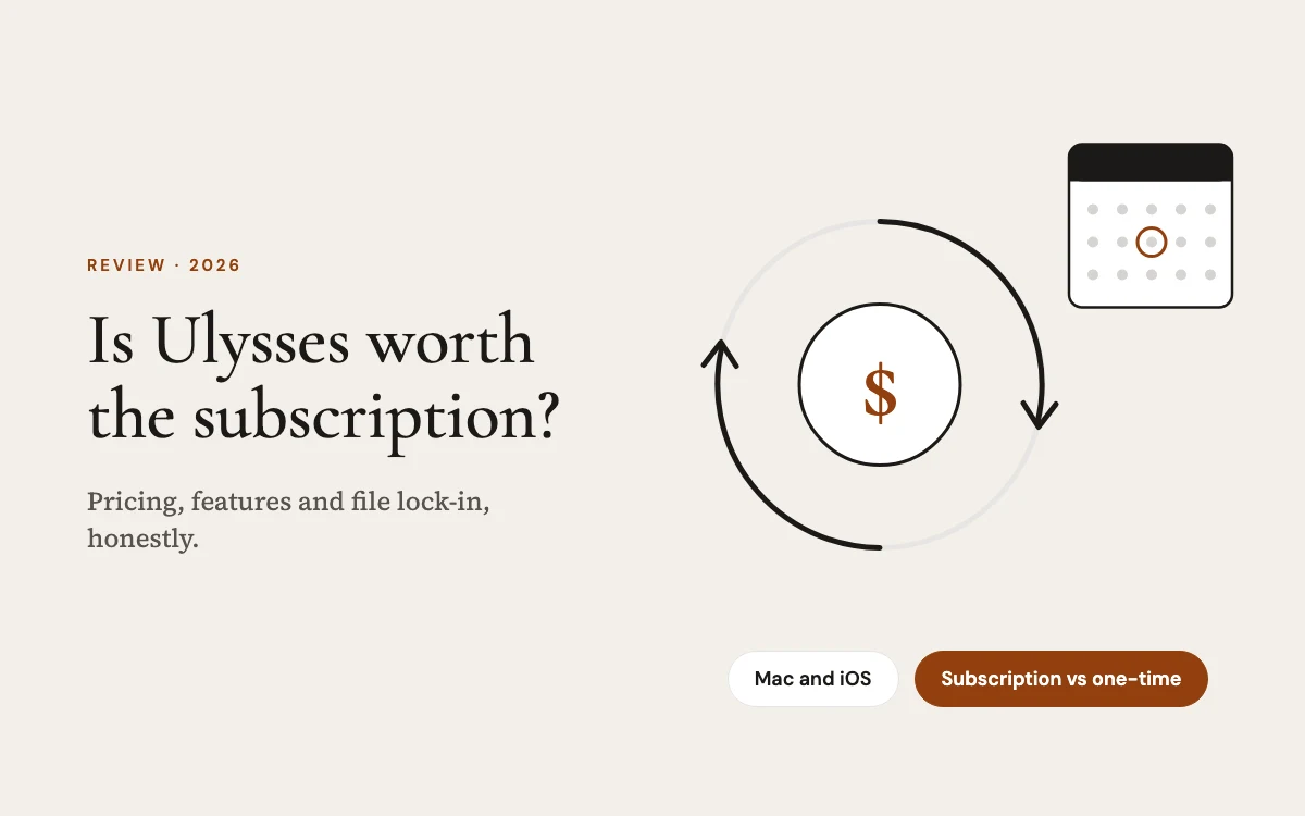 Ulysses App Review: Is It Worth the Subscription in 2026?